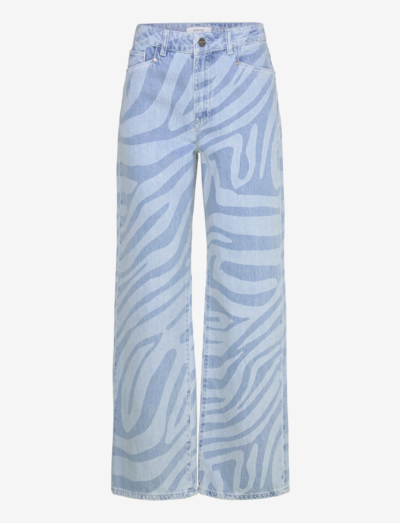Dante6 - Dante6-Nuit wide leg printed jeans - hosen mit weitem bein - skywash blue - 0