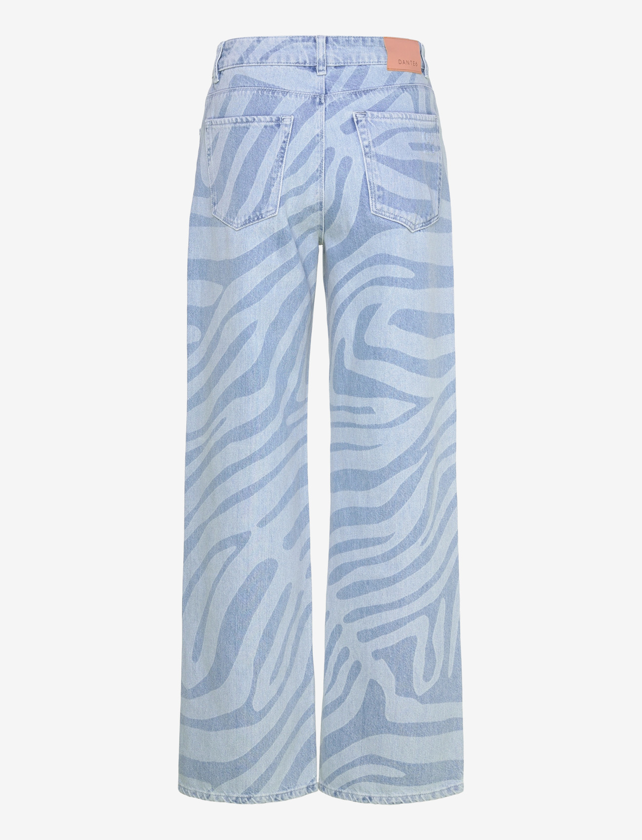 Dante6 - Dante6-Nuit wide leg printed jeans - hosen mit weitem bein - skywash blue - 1