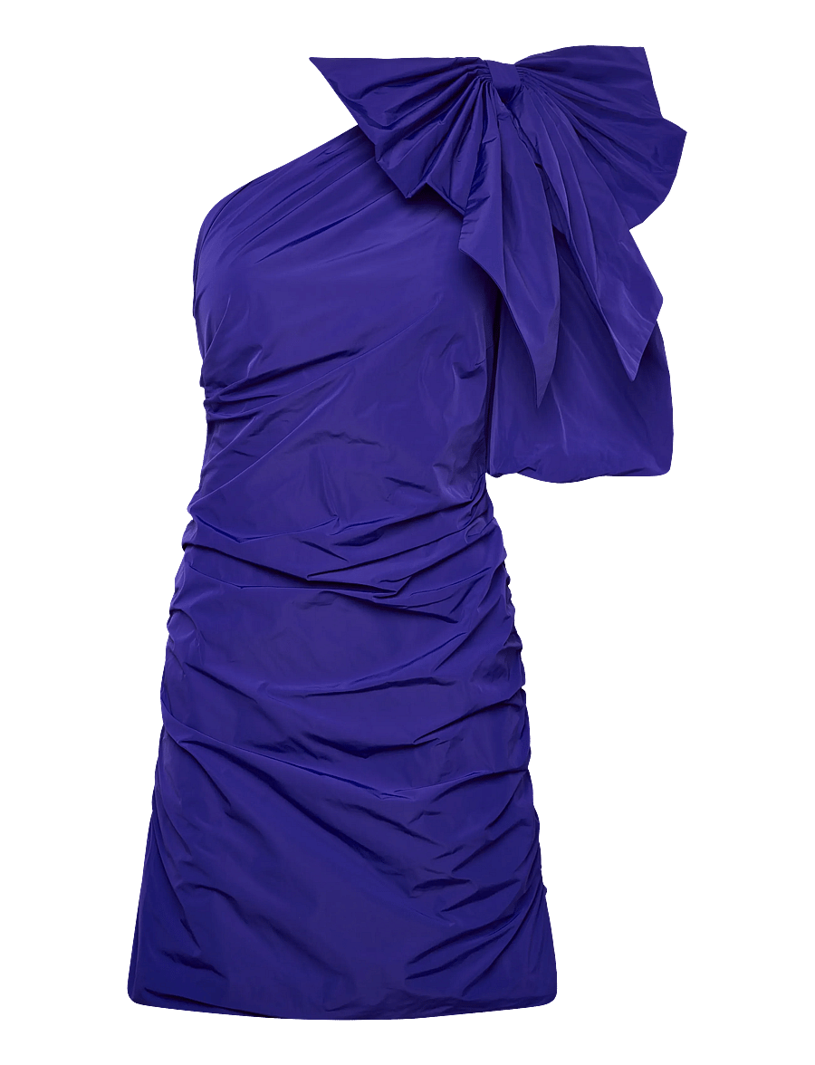 Dante6 - Dante6-Tami draping bow dress - cocktailkjoler - purple eclipse - 0