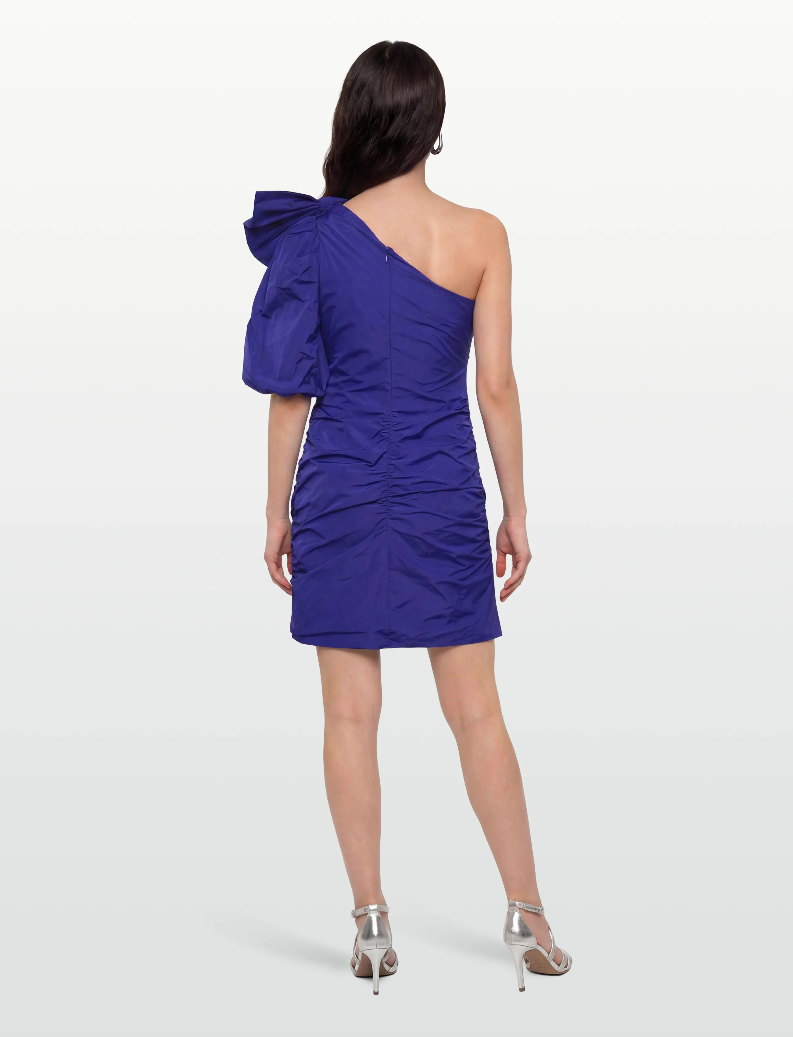 Dante6 - Dante6-Tami draping bow dress - evening dresses - purple eclipse - 5