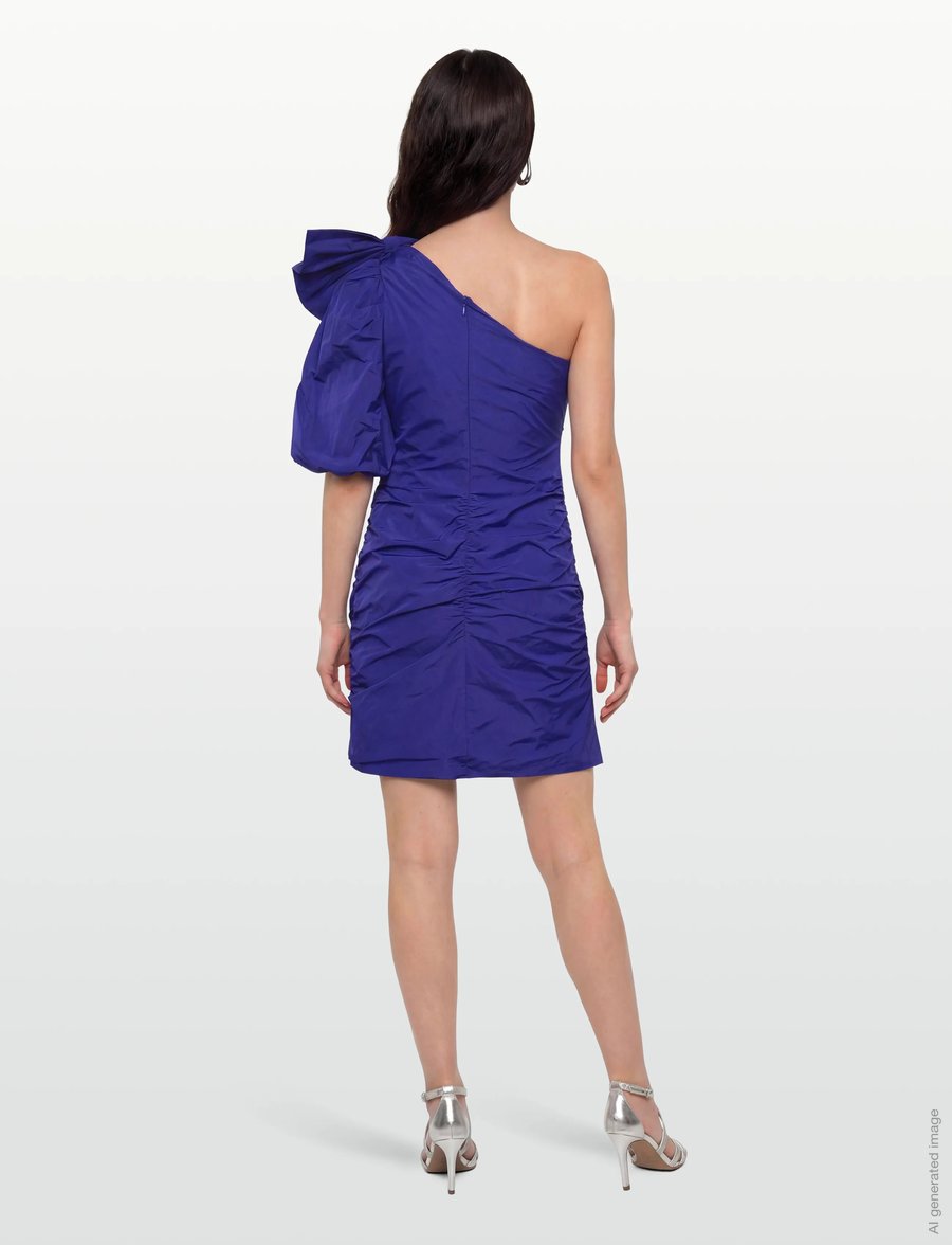 Dante6 - Dante6-Tami draping bow dress - cocktailkjoler - purple eclipse - 5