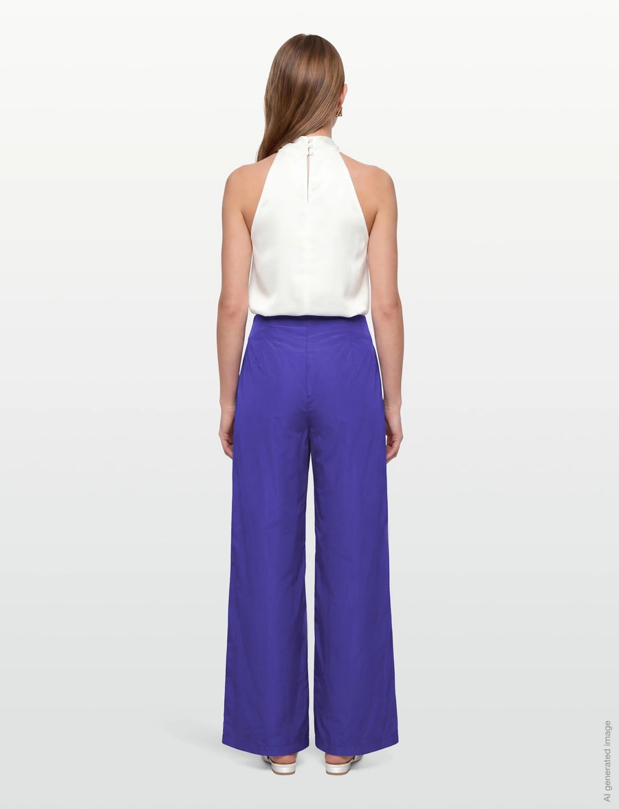 Dante6 - Dante6-Tempest wide leg pants - bukser med brede ben - purple eclipse - 4