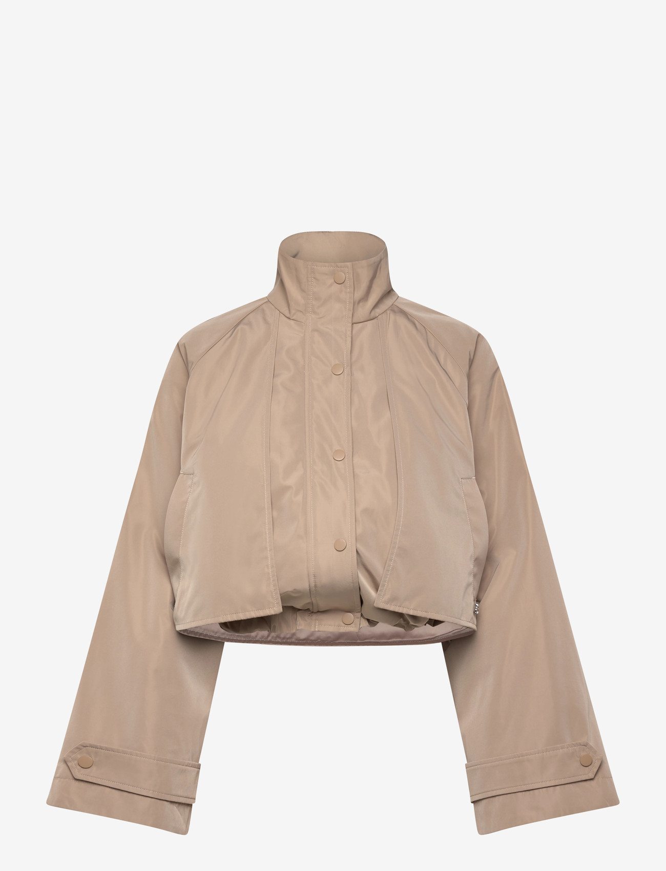 Dante6 - Dante6-Duane cape cropped trenchcoat - vårjackor - sand beige - 0