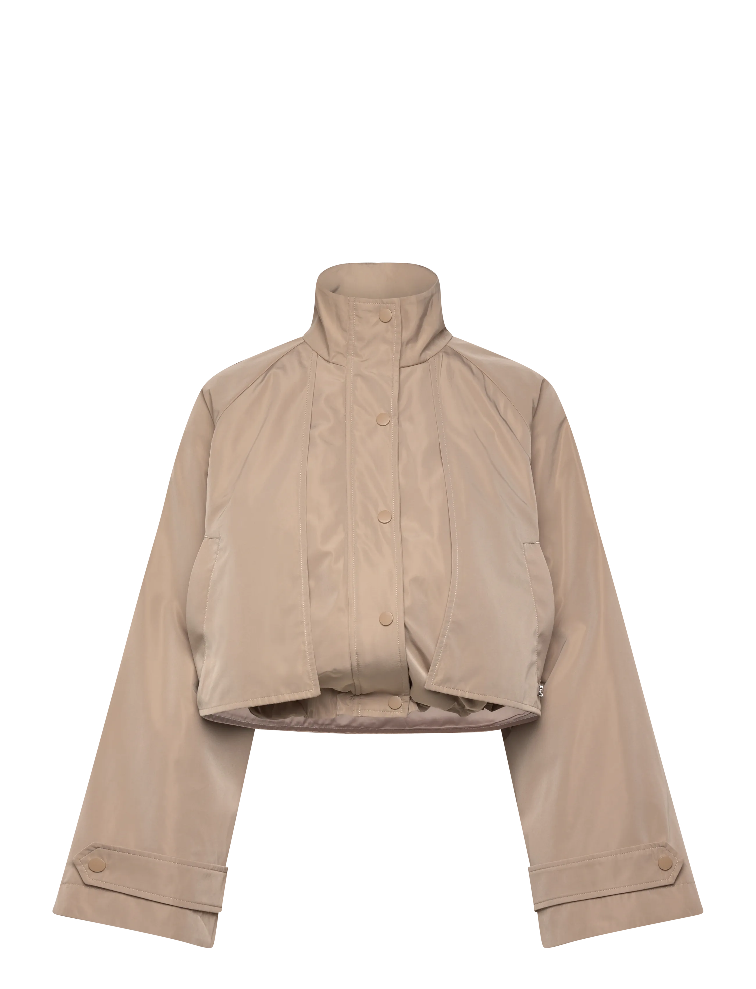 Dante6 - Dante6-Duane cape cropped trenchcoat - sand beige - 1