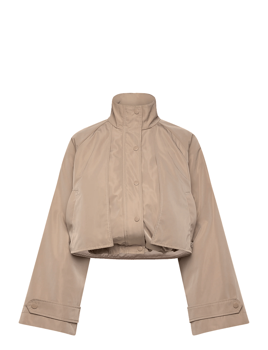 Dante6 - Dante6-Duane cape cropped trenchcoat - sand beige - 1