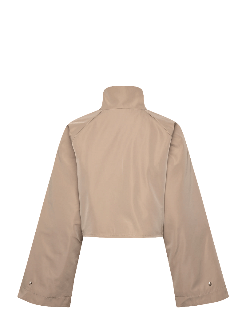 Dante6 - Dante6-Duane cape cropped trenchcoat - vårjackor - sand beige - 1