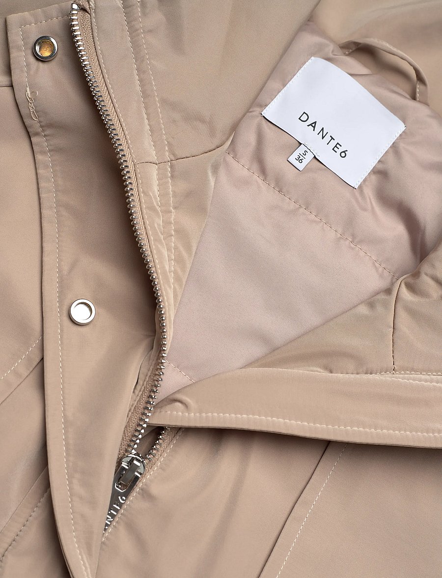 Dante6 - Dante6-Duane cape cropped trenchcoat - sand beige - 5