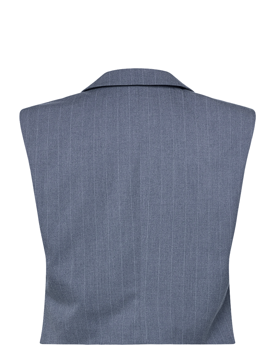 Dante6 - Dante6-Jarod pinstripe gilet - zweireihige blazer - steel blue - 2