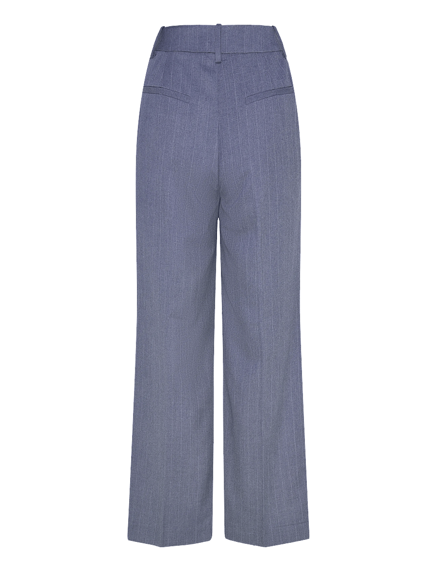 Dante6 - Dante6-Alain pinstripe smart pants - anzugshosen - steel blue - 2