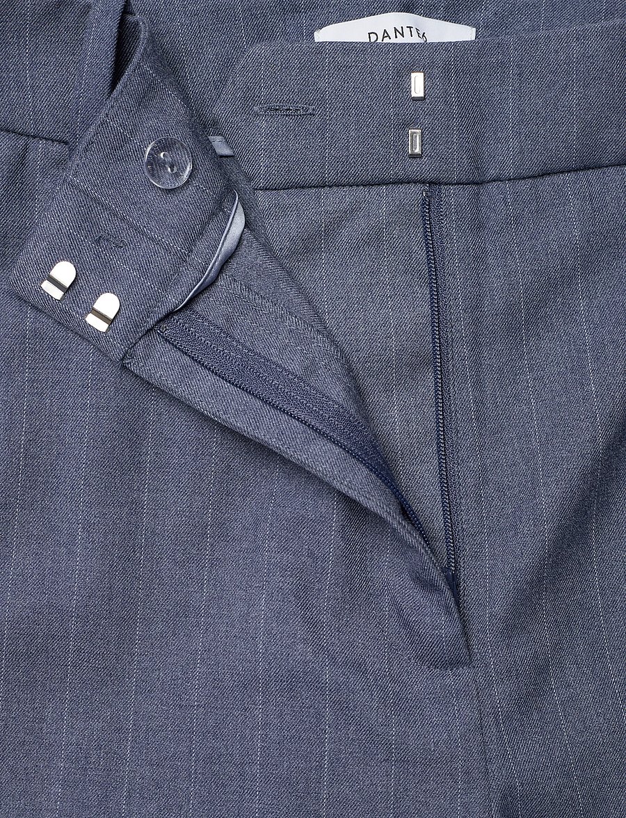 Dante6 - Dante6-Alain pinstripe smart pants - anzugshosen - steel blue - 5