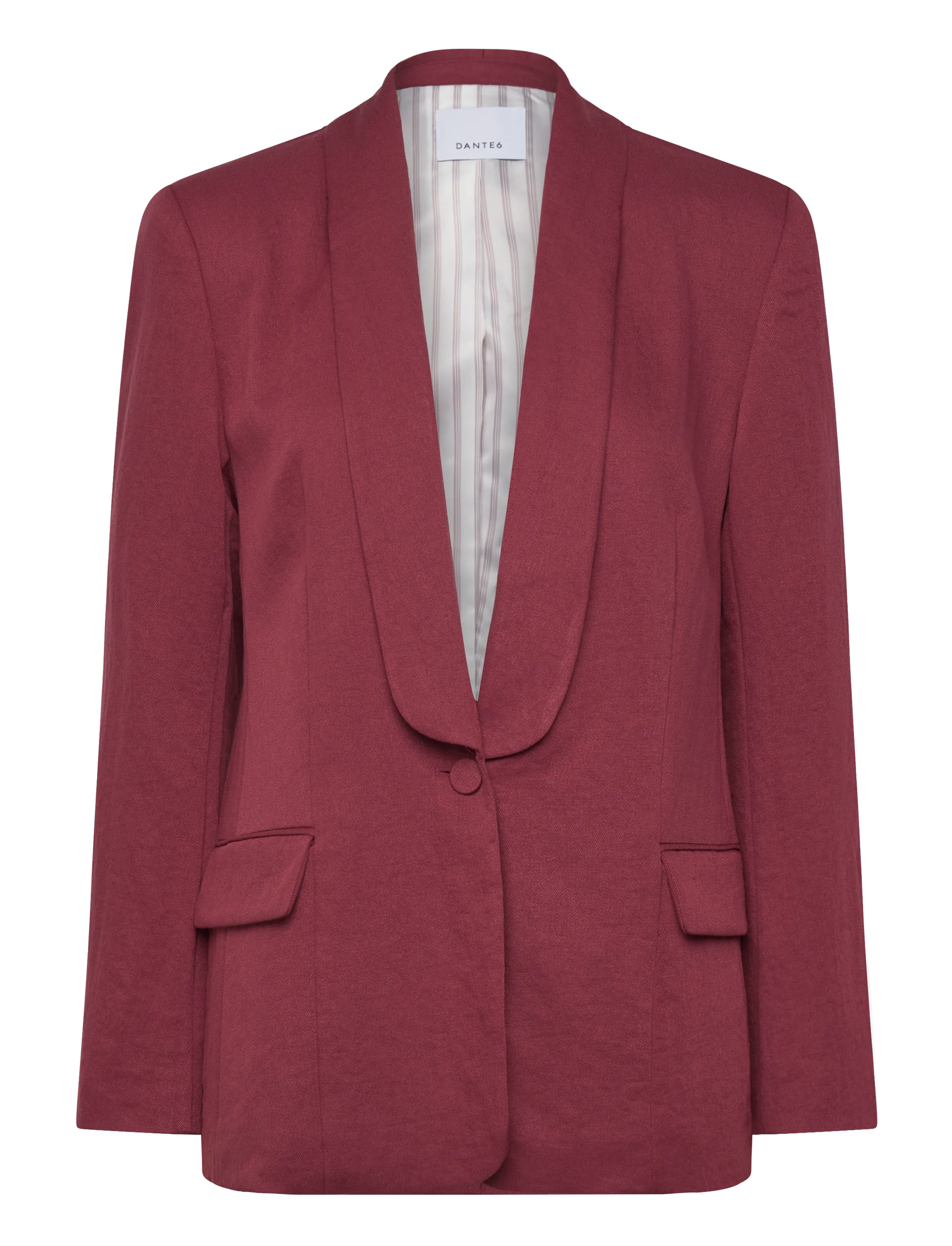 DANTE6 Dante6-Dayva Relaxed Fit Blazer Burgundy - 40 - Damen