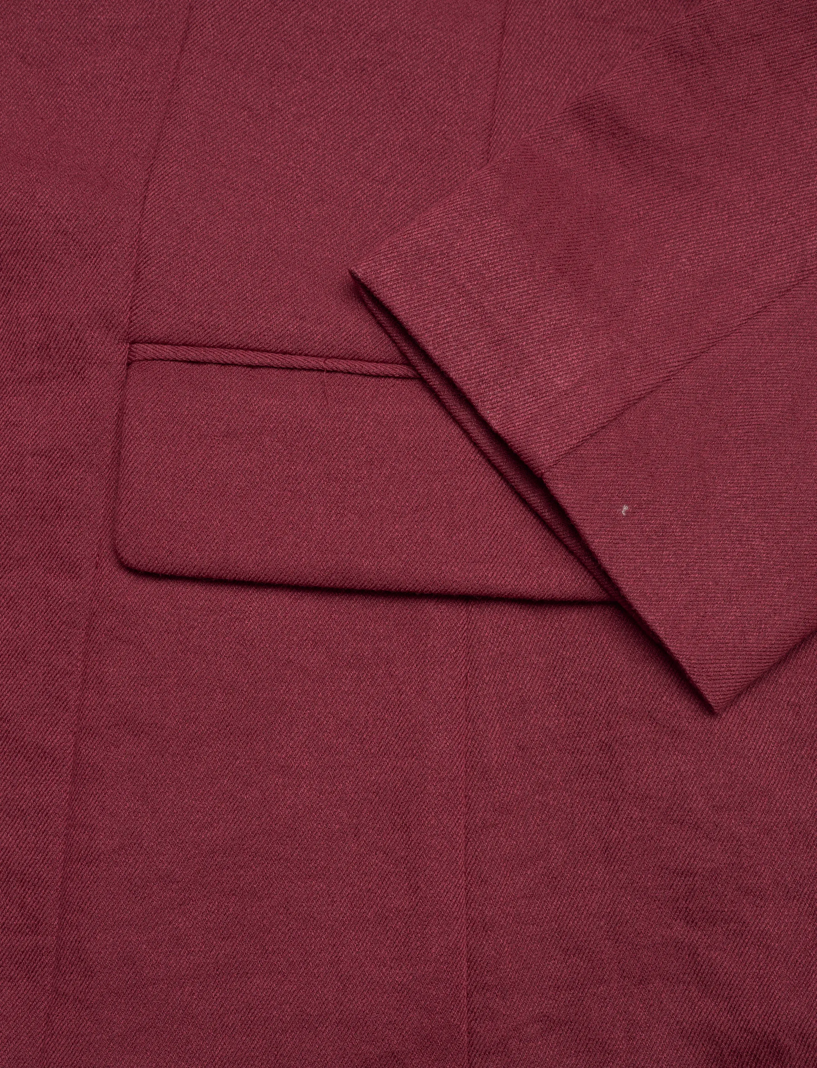 Dante6 - Dante6-Dayva relaxed fit blazer - enkeltradede blazere - berry red - 5