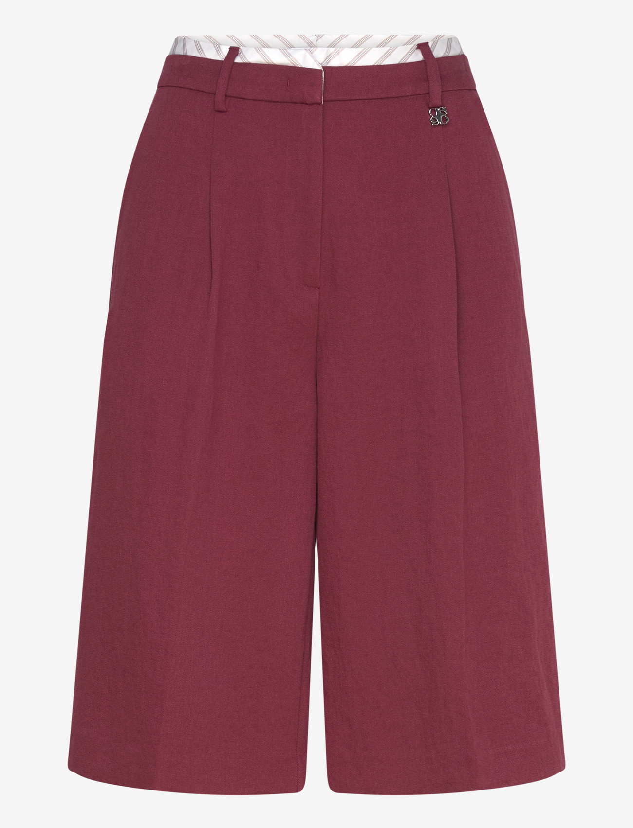Dante6 - Dante6-Emra relaxed fit bermuda - bermudashorts - berry red - 1