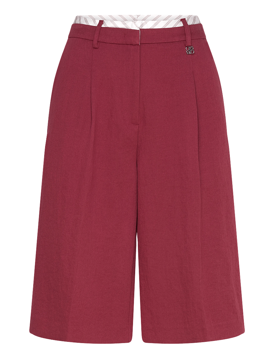 Dante6 - Dante6-Emra relaxed fit bermuda - bermudashorts - berry red - 1