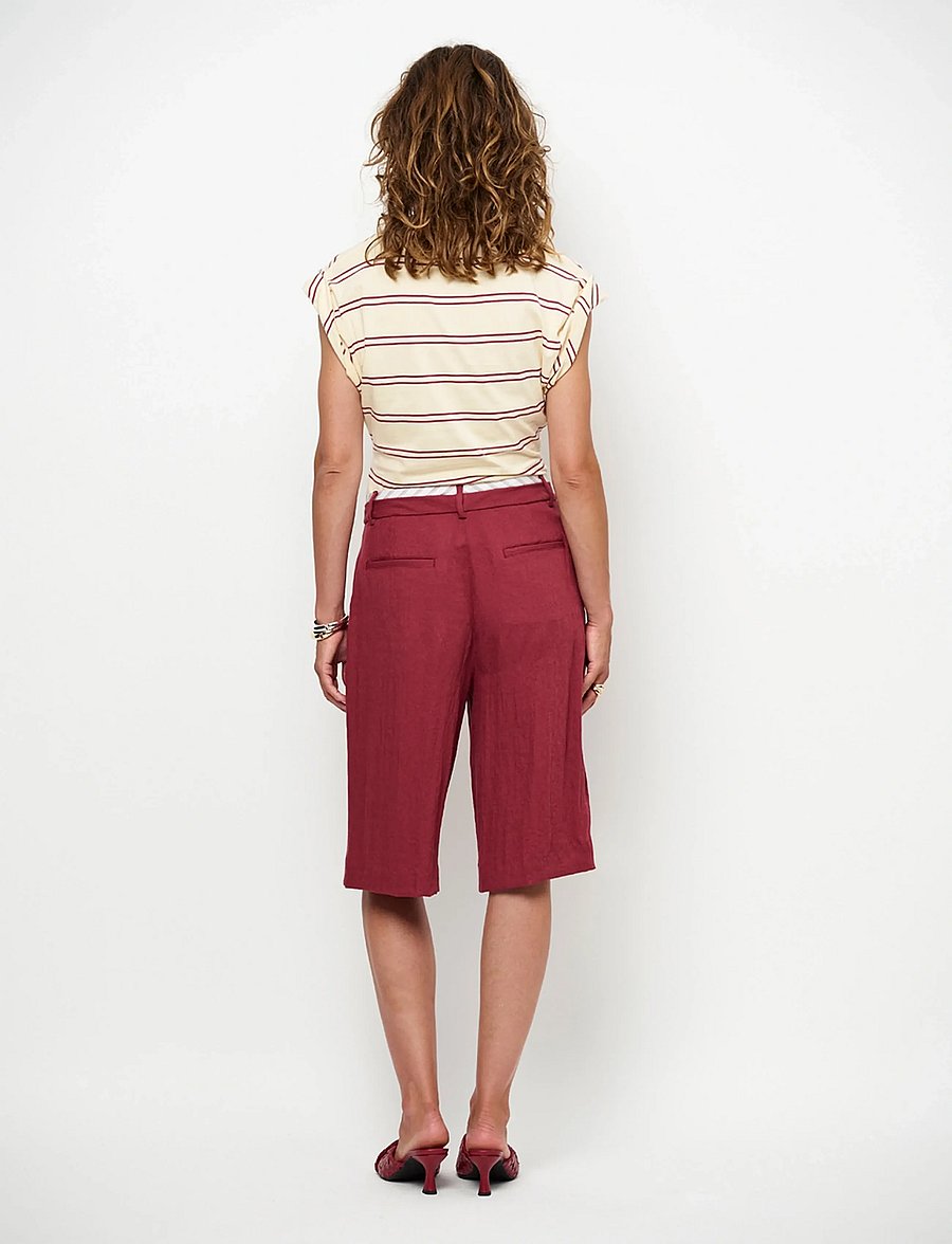 Dante6 - Dante6-Emra relaxed fit bermuda - bermudashorts - berry red - 4