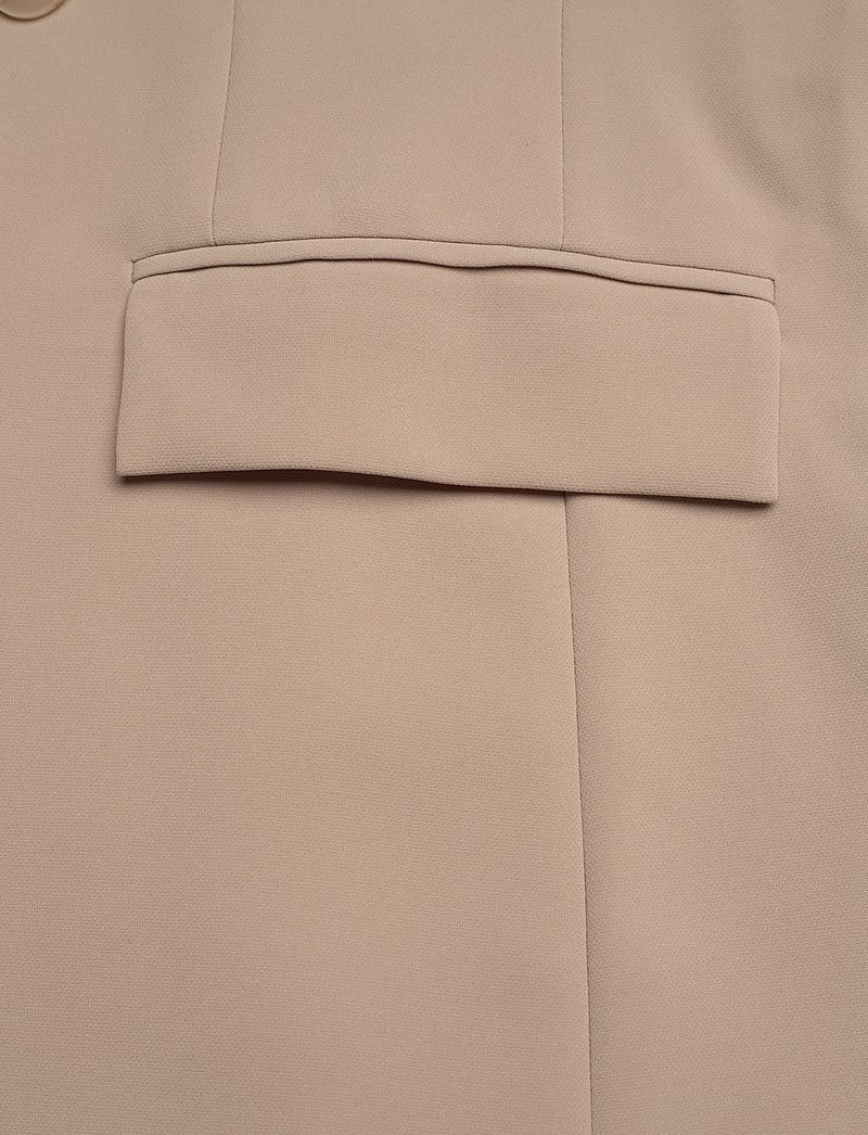 Dante6 - Dante6-Nissa short sleeves blazer - vööga bleiserid - sand beige - 3