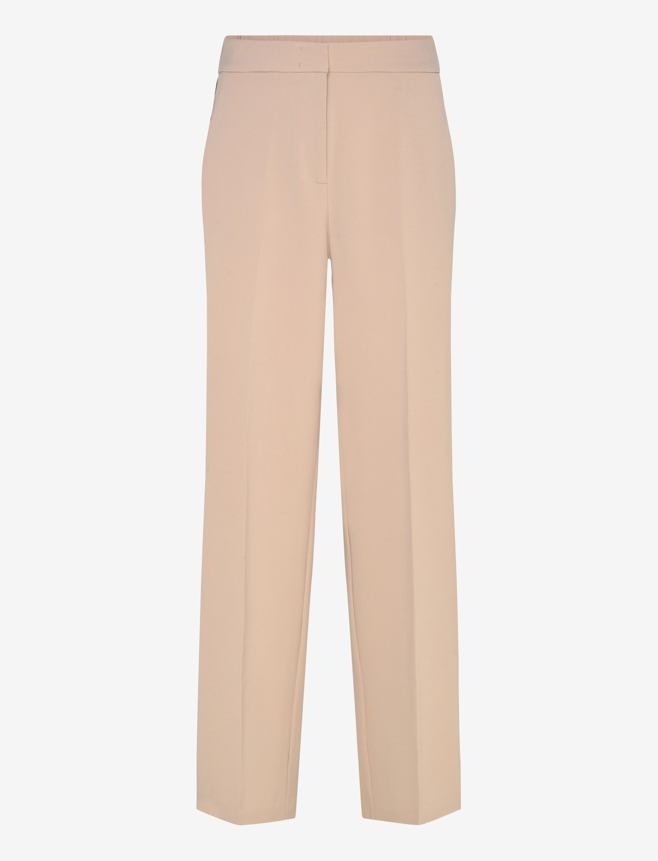 Dante6 - Dante6-Hush logo stripe smart pants - laia säärega püksid - sand beige - 1