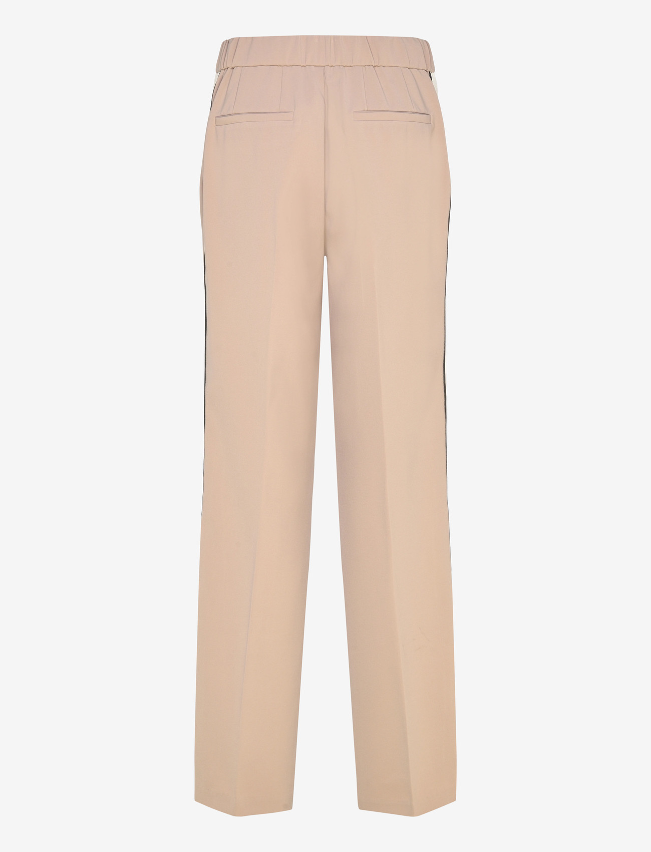 Dante6 - Dante6-Hush logo stripe smart pants - laia säärega püksid - sand beige - 2