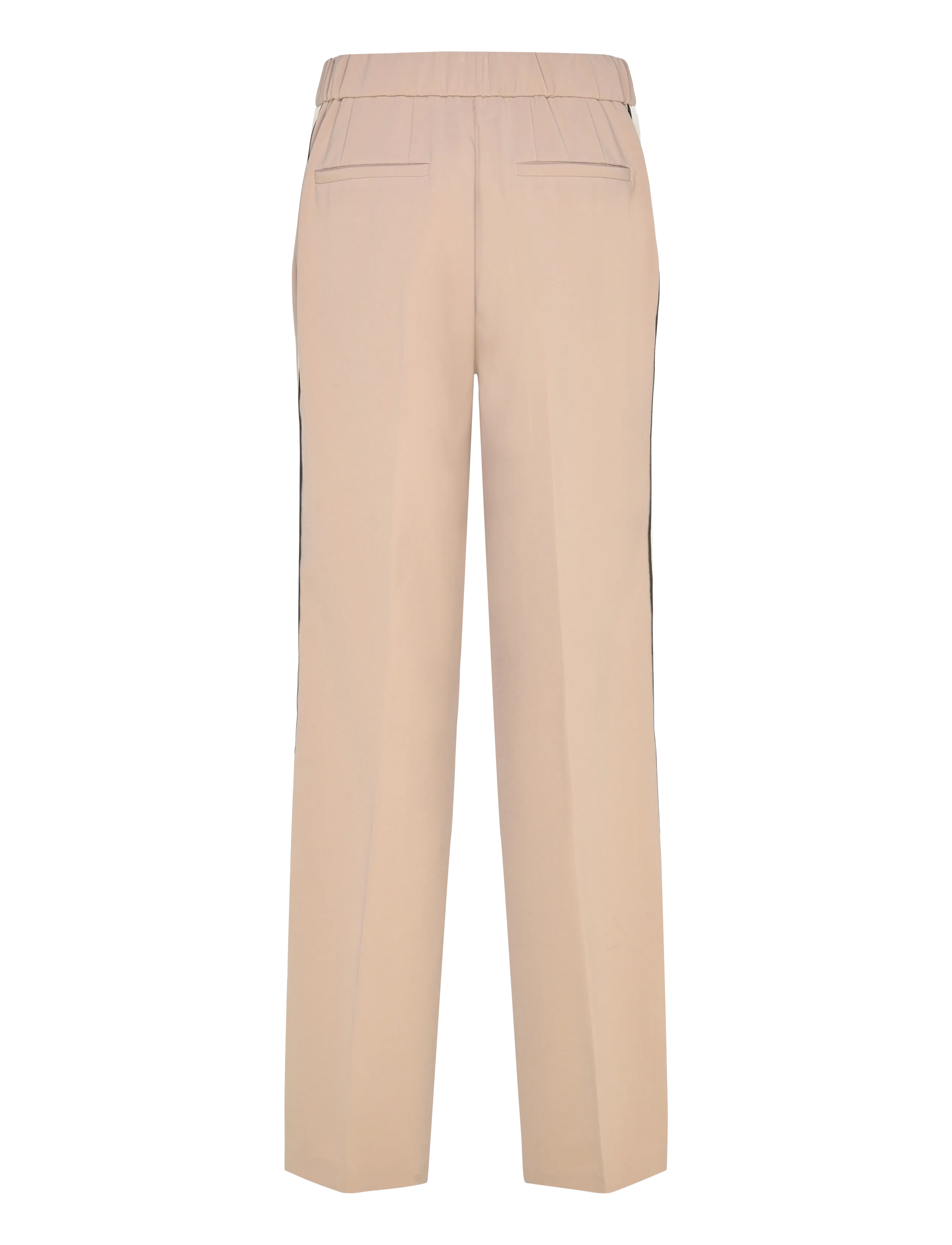 Dante6 - Dante6-Hush logo stripe smart pants - laia säärega püksid - sand beige - 2