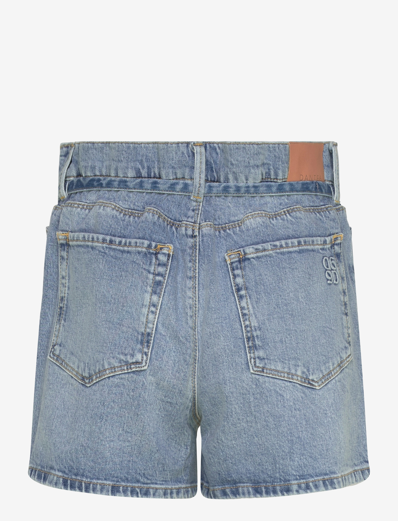 Dante6 - Dante6-Drift belted denim shorts - lühikesed teksapüksid - light washed blue - 1