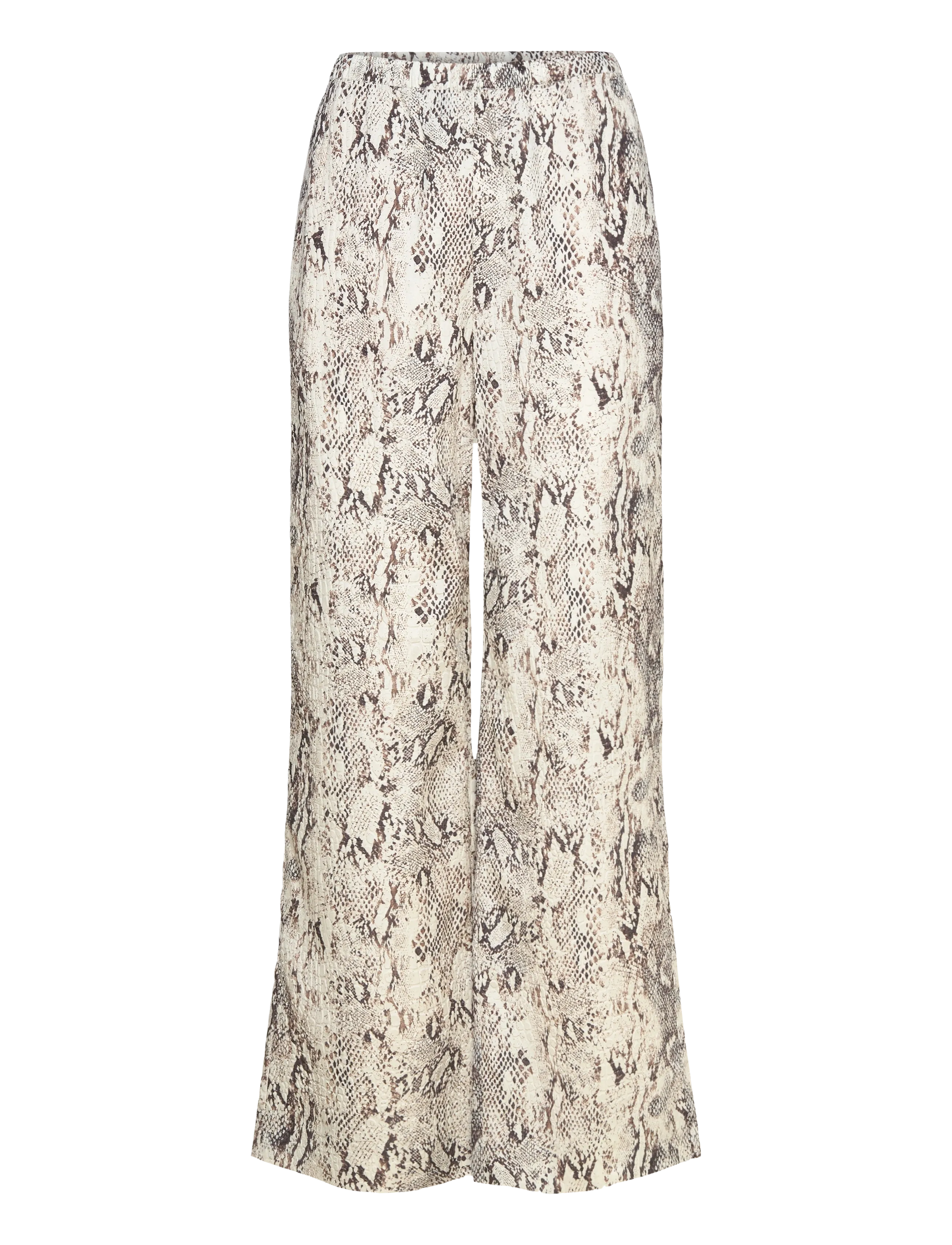 DANTE6 Dante6-Ido Snake Printed Wide Bein Hosen Beige - 38 - Damen