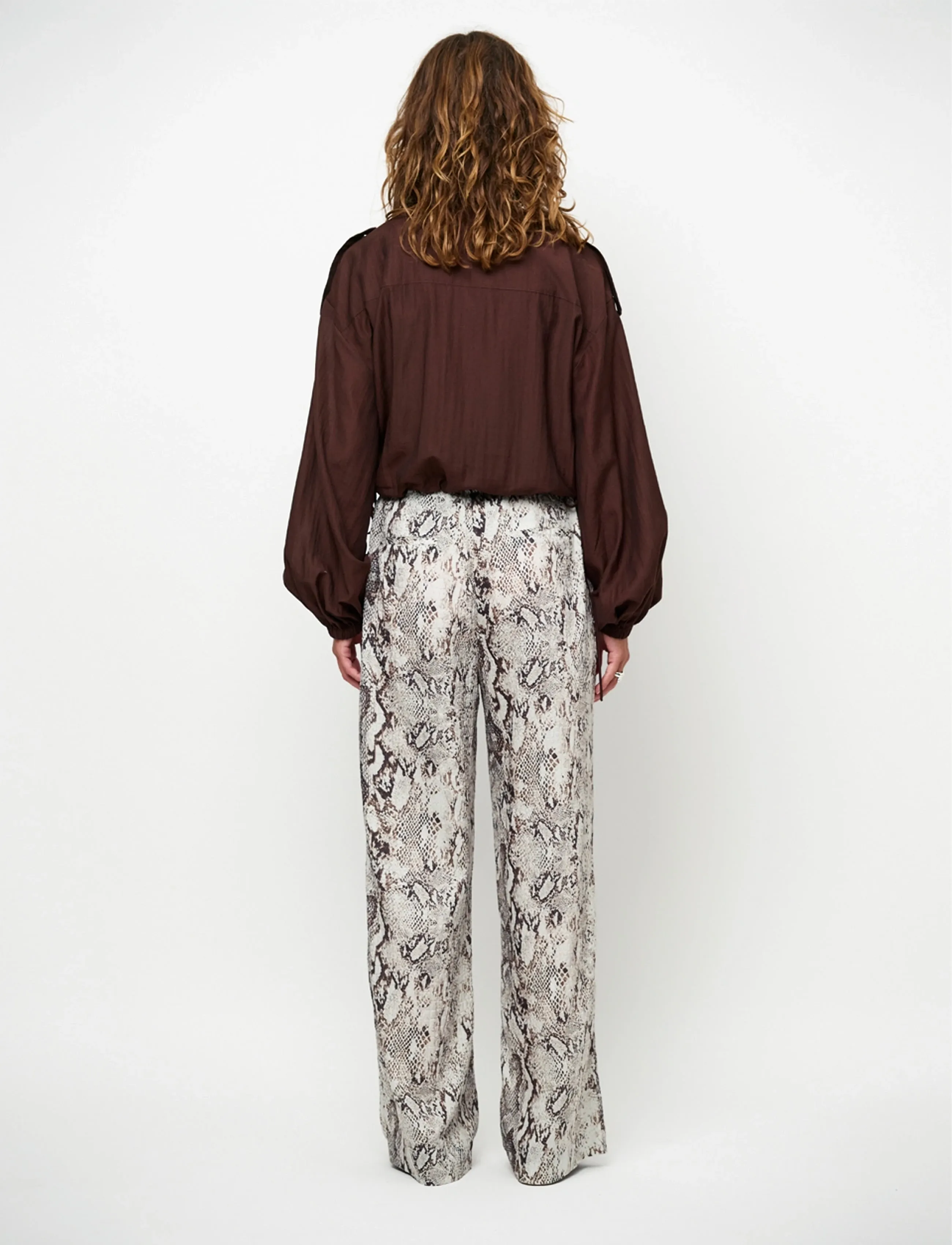 Dante6 - Dante6-Mindy sheer cropped jacket - lentejassen - chocolate brown - 3