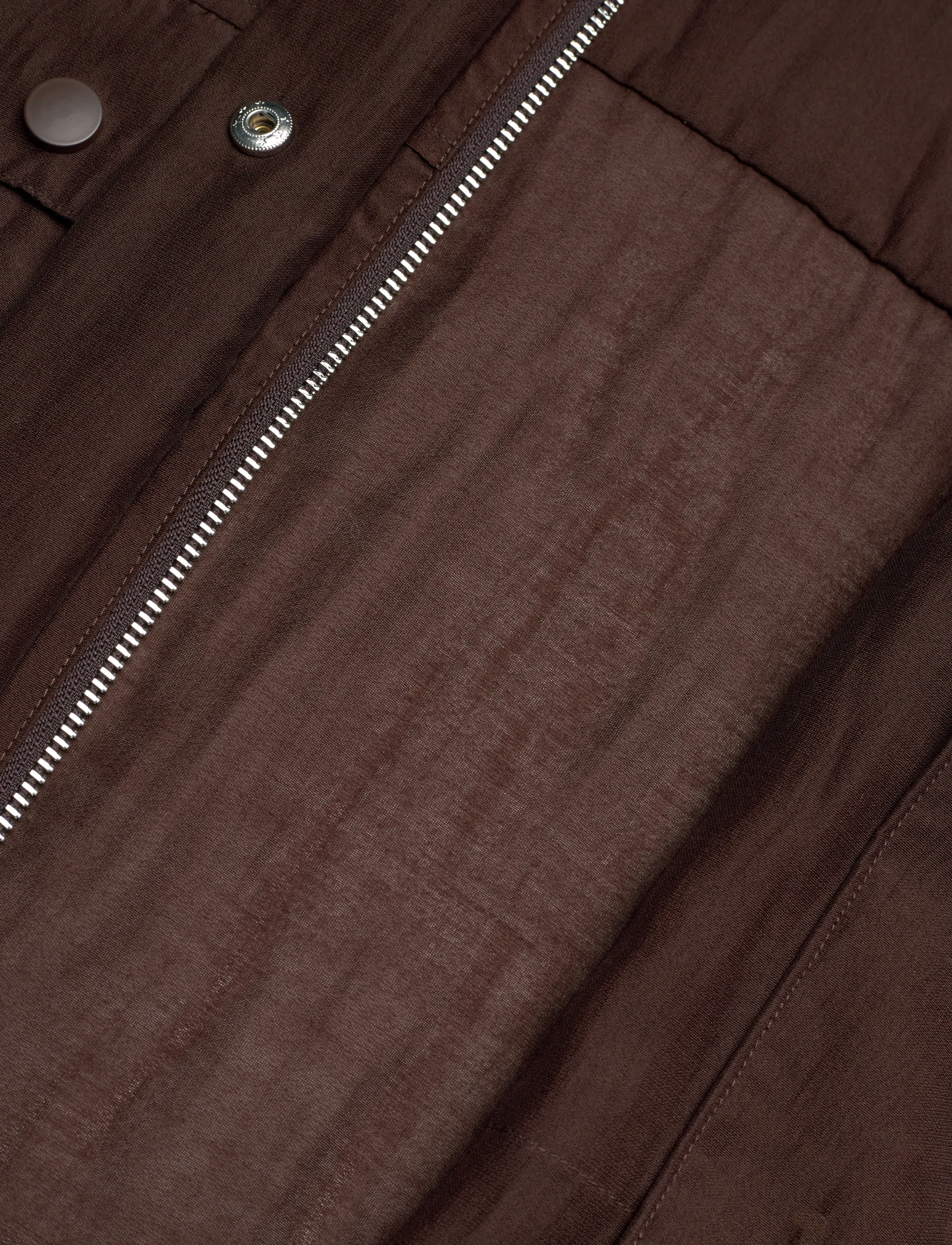 Dante6 - Dante6-Mindy sheer cropped jacket - lentejassen - chocolate brown - 5