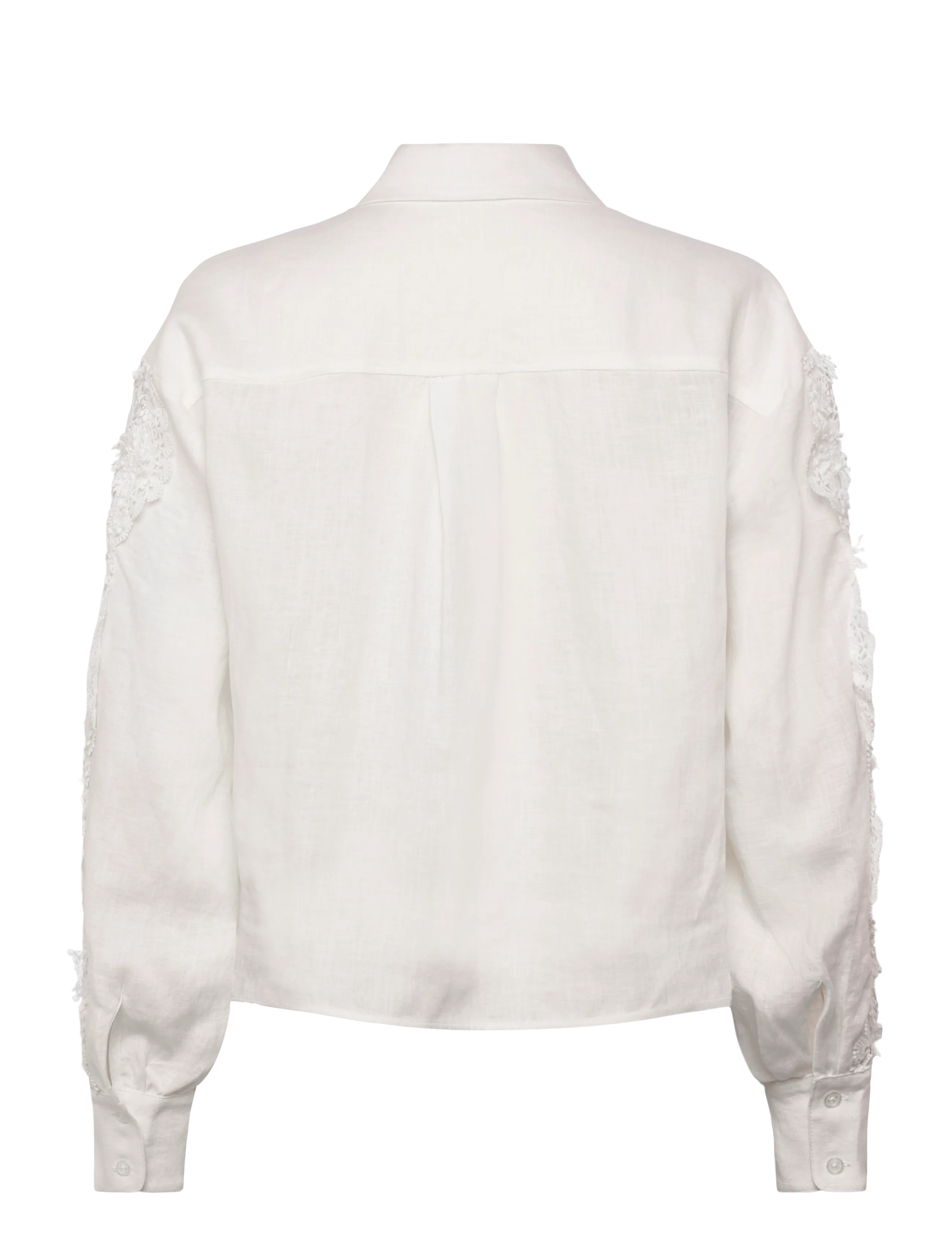 Dante6 - Dante6-Amandyne lace detail shirt - leinenhemden - milk white - 2