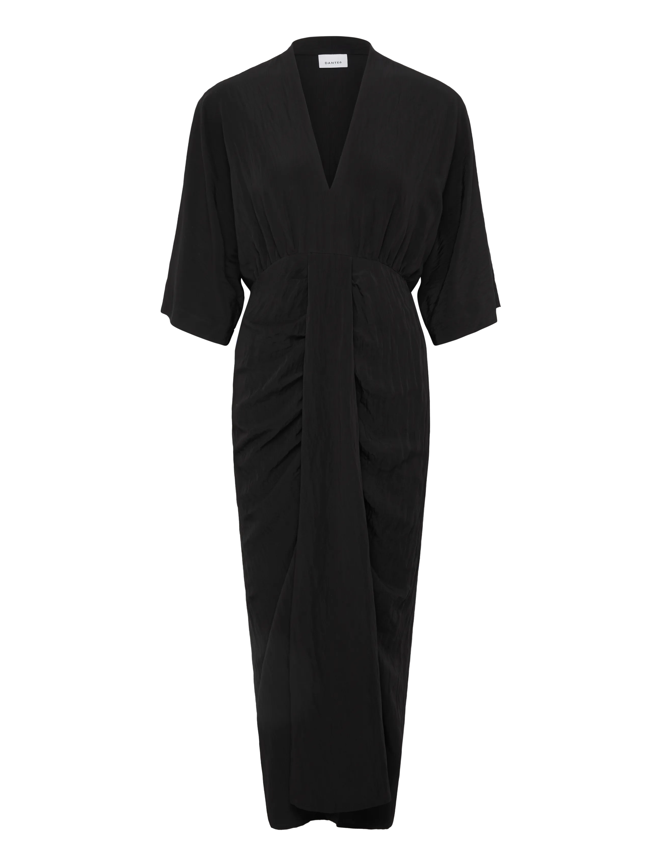 DANTE6 Dante6-Bradshaw Pleated Long Kleid Schwarz - 38 - Damen