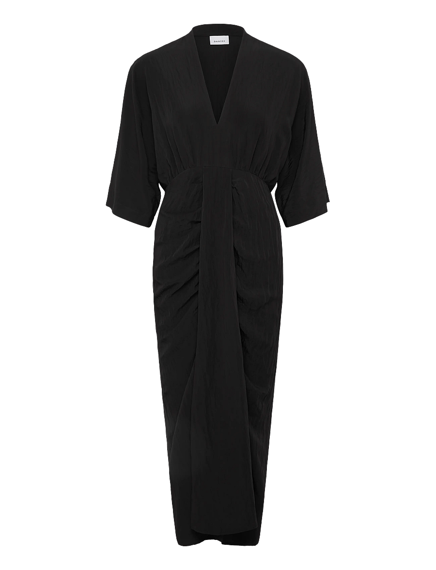 Dante6 - Dante6-Bradshaw pleated long dress - garas kleitas - raven - 1