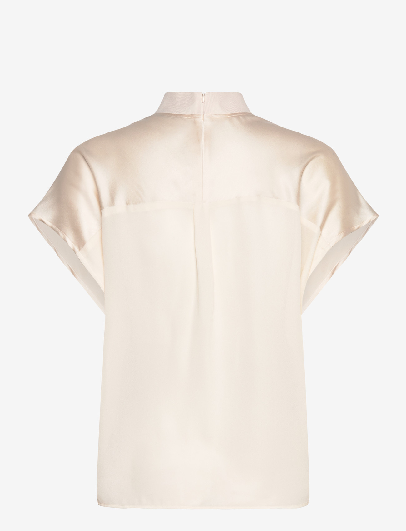 Dante6 - Dante6-Brisa silk mixed top - lühikeste varrukatega pluusid - butter cream - 2
