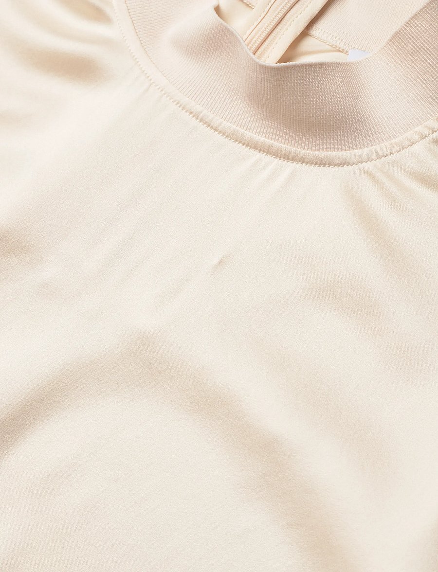 Dante6 - Dante6-Brisa silk mixed top - kortärmade blusar - butter cream - 5