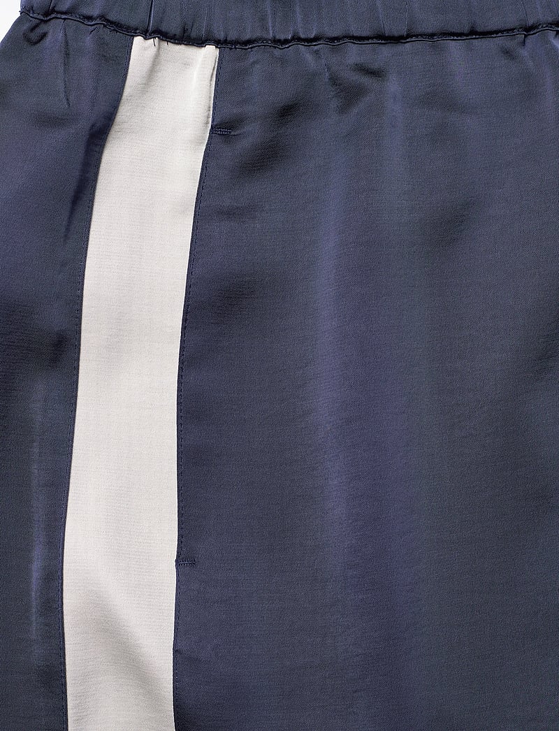 Dante6 - Dante6-Dare striped satin pants - bukser med brede ben - moonlit blue - 4