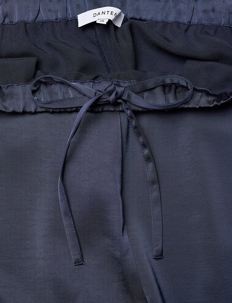 Dante6 - Dante6-Dare striped satin pants - bukser med brede ben - moonlit blue - 5