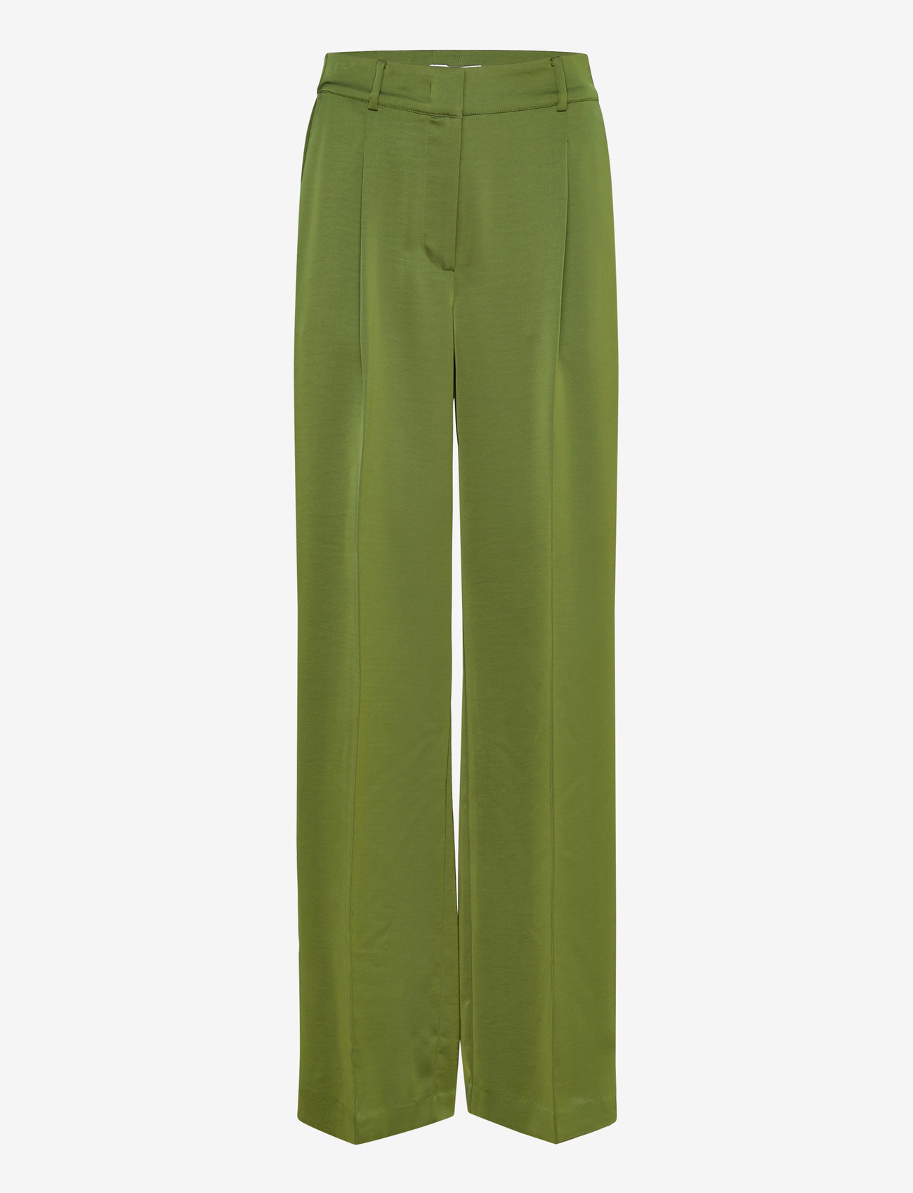 Dante6 - Dante6-Jules satin smart pants - habitbukser - basil green - 1