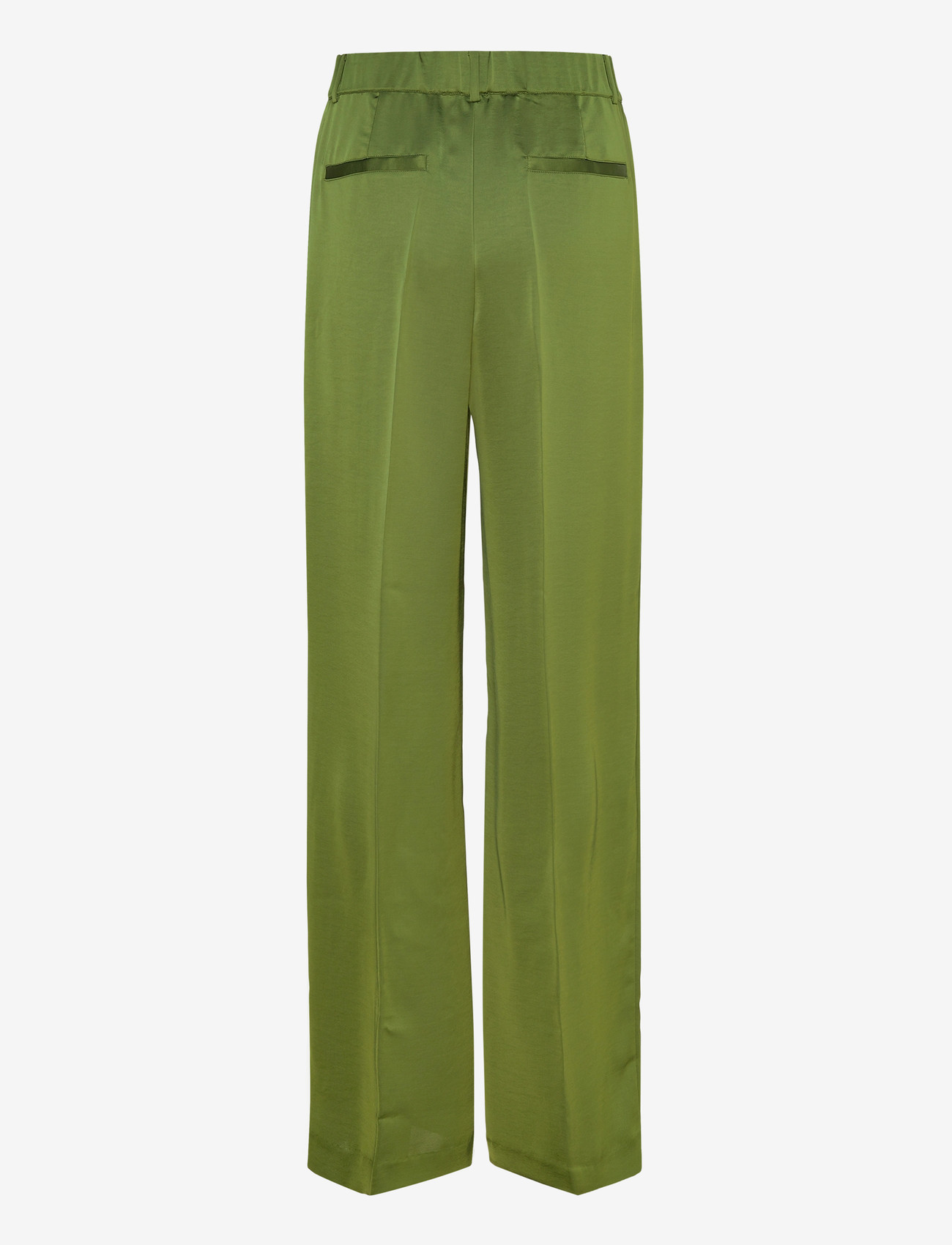 Dante6 - Dante6-Jules satin smart pants - habitbukser - basil green - 2