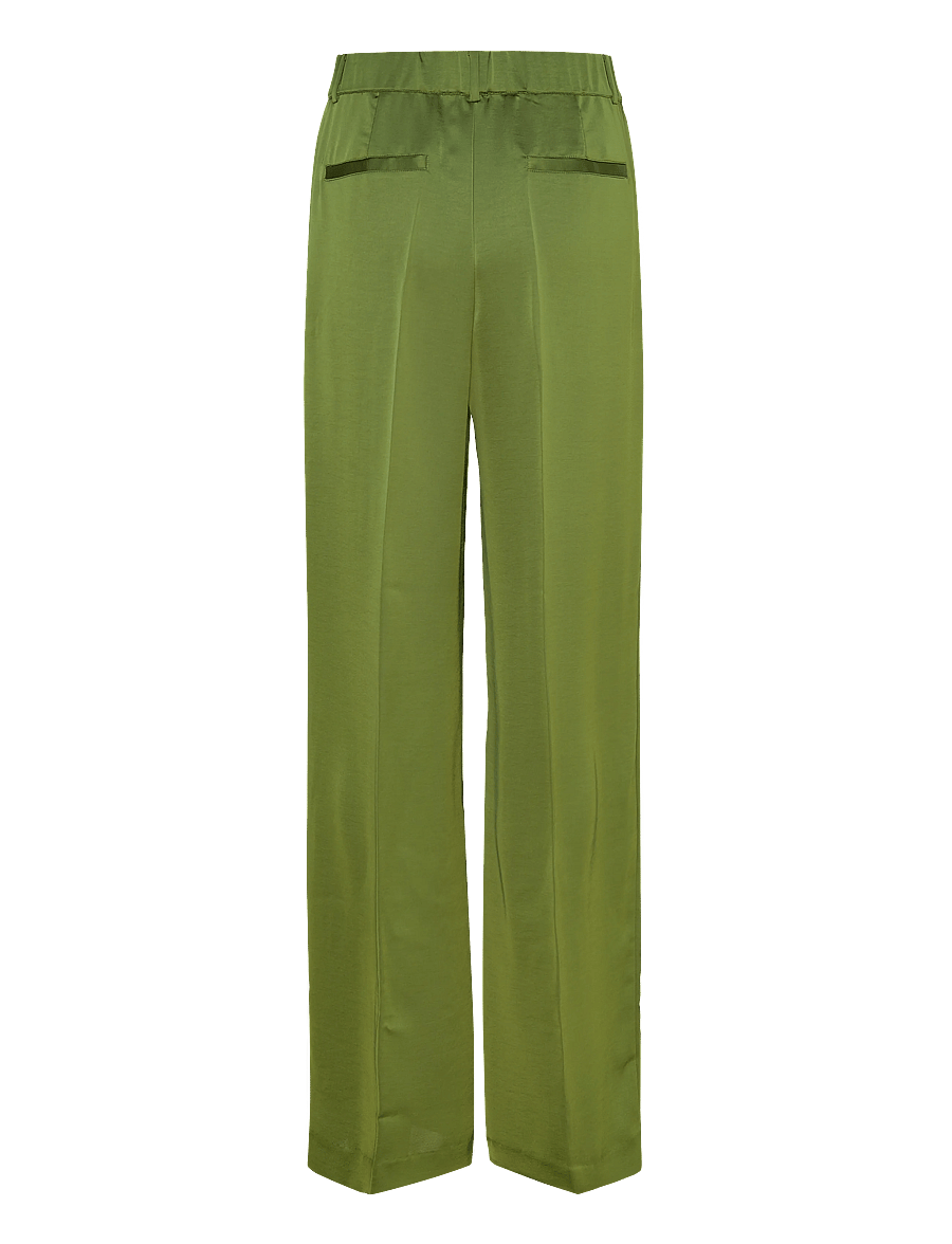 Dante6 - Dante6-Jules satin smart pants - tailored trousers - basil green - 2