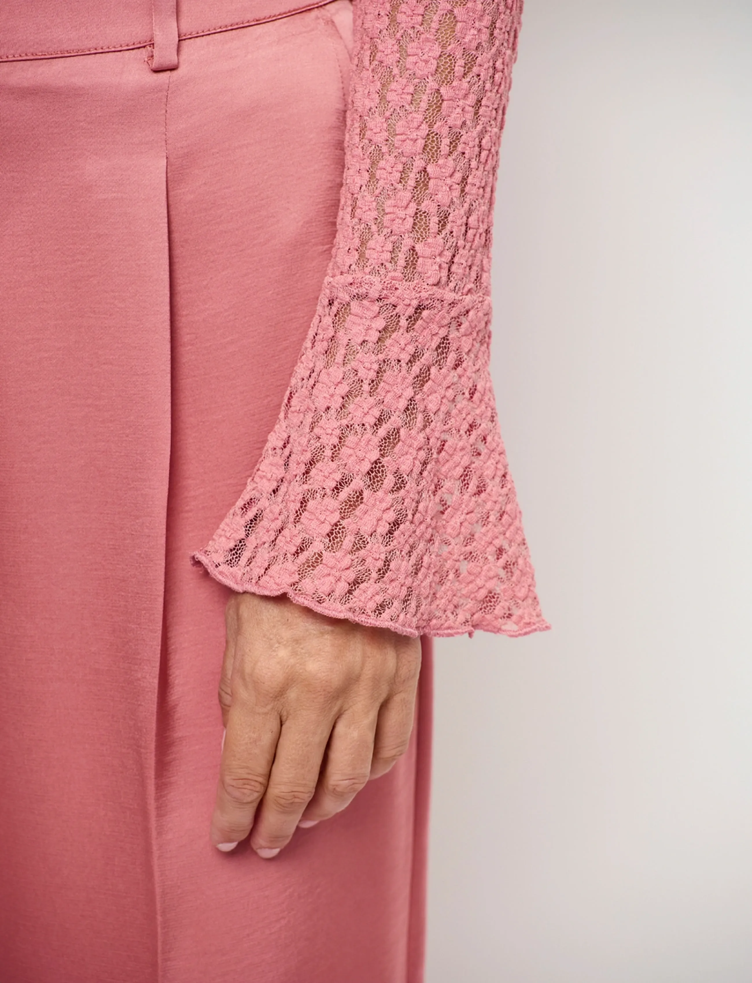 Dante6 - Dante6-Jules satin smart pants - pidulikud püksid - coral blush - 3