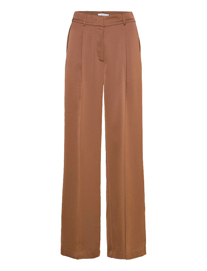 Dante6 - Dante6-Jules satin smart pants - formell - mocha mousse - 0