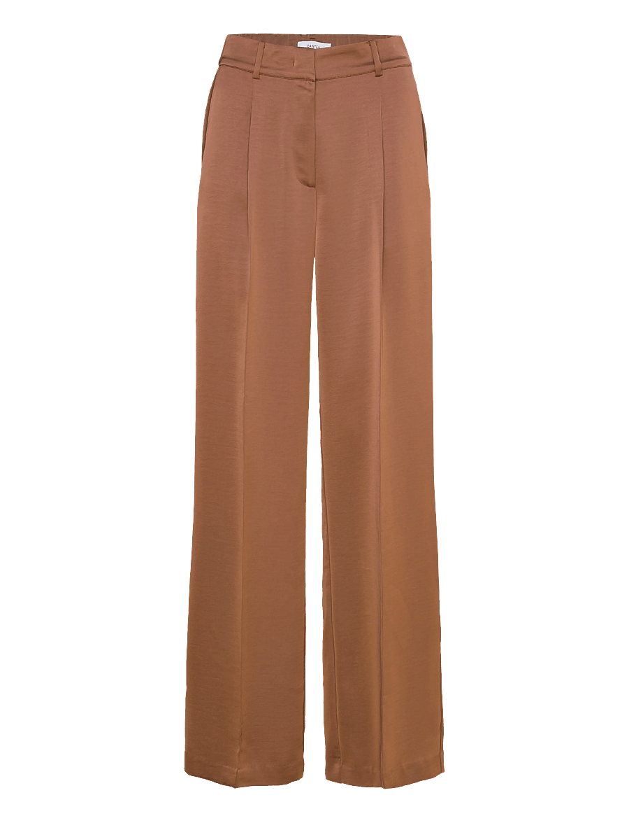 Dante6 - Dante6-Jules satin smart pants - habitbukser - mocha mousse - 1