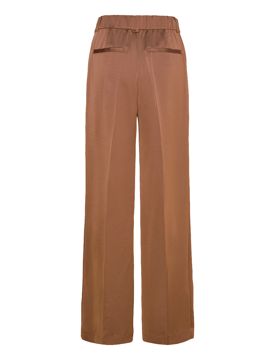 Dante6 - Dante6-Jules satin smart pants - habitbukser - mocha mousse - 2
