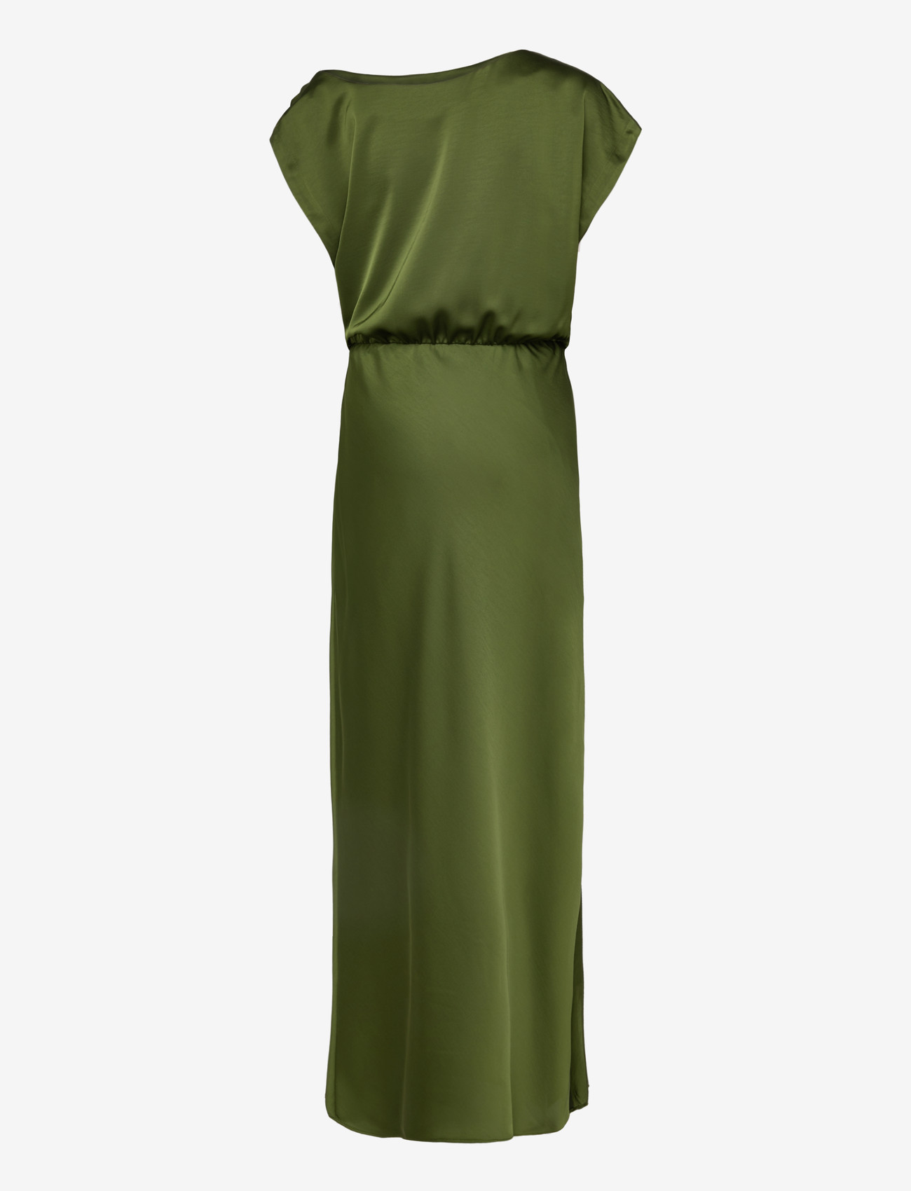 Dante6 - Dante6-Epic off-shoulder satin maxi dress - Õhtukleidid - basil green - 1