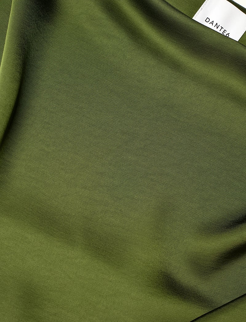 Dante6 - Dante6-Epic off-shoulder satin maxi dress - Õhtukleidid - basil green - 2