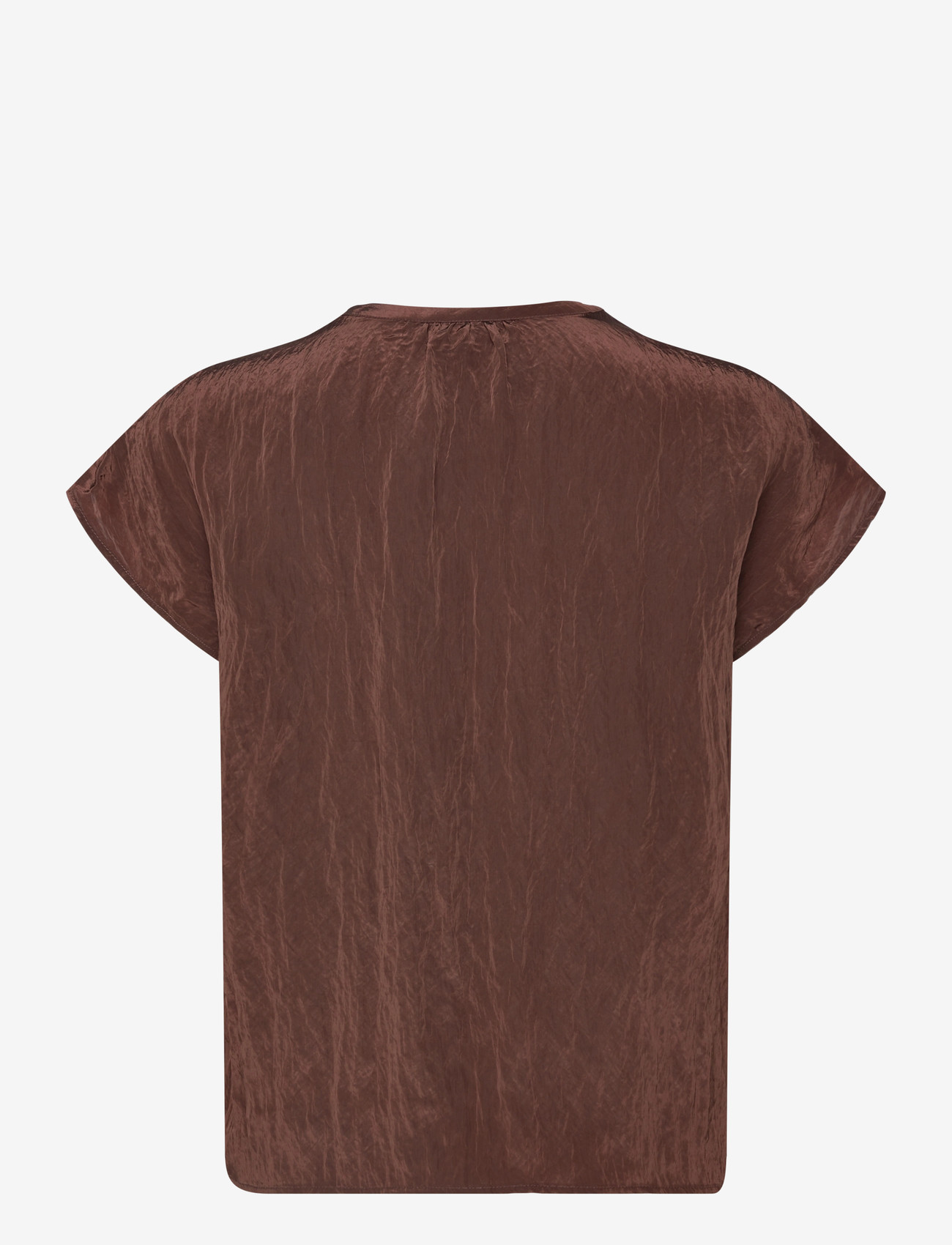 Dante6 - Dante6-Rover detailed top - kurzämlige blusen - chocolate brown - 2