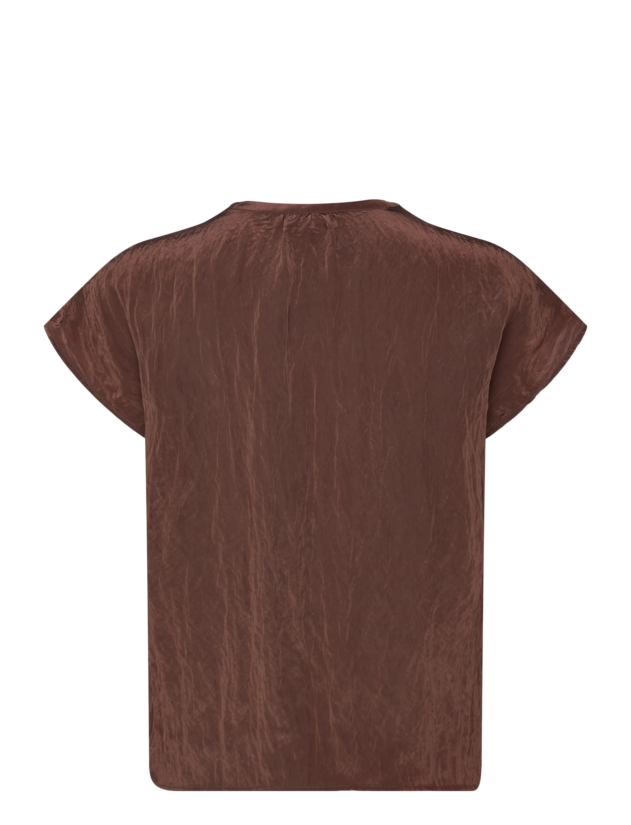 Dante6 - Dante6-Rover detailed top - kurzämlige blusen - chocolate brown - 2