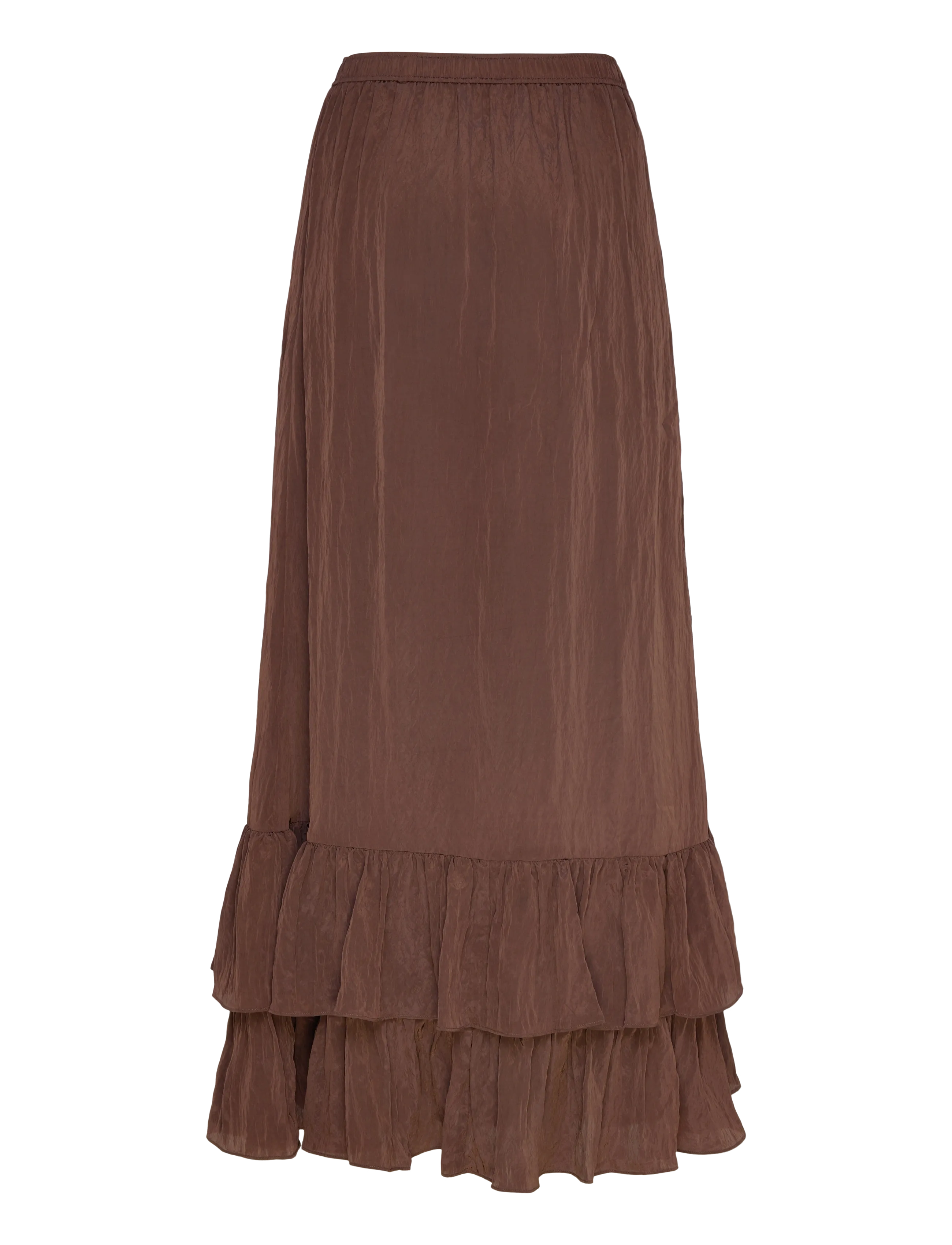 Dante6 - Dante6-Elohim volant maxi skirt - maxi pils - chocolate brown - 2