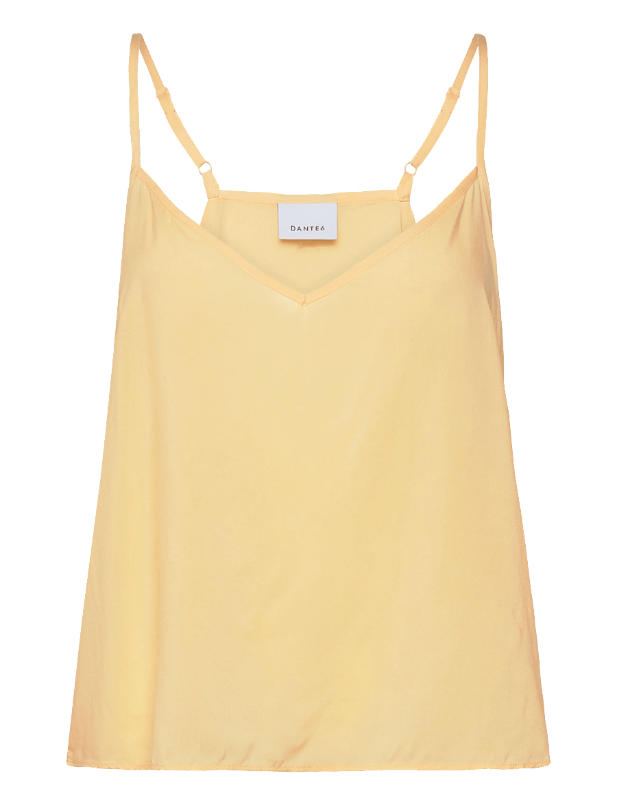 Dante6 - Dante6-Harmony boho chiffon top - pikkade varrukatega pluusid - butter yellow - 3