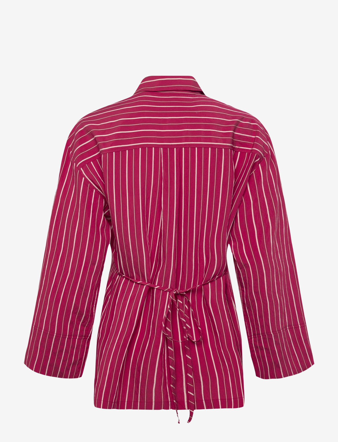 Dante6 - Dante6-Lise striped relaxed  shirt - koszule z długimi rękawami - pomegranate red - 2