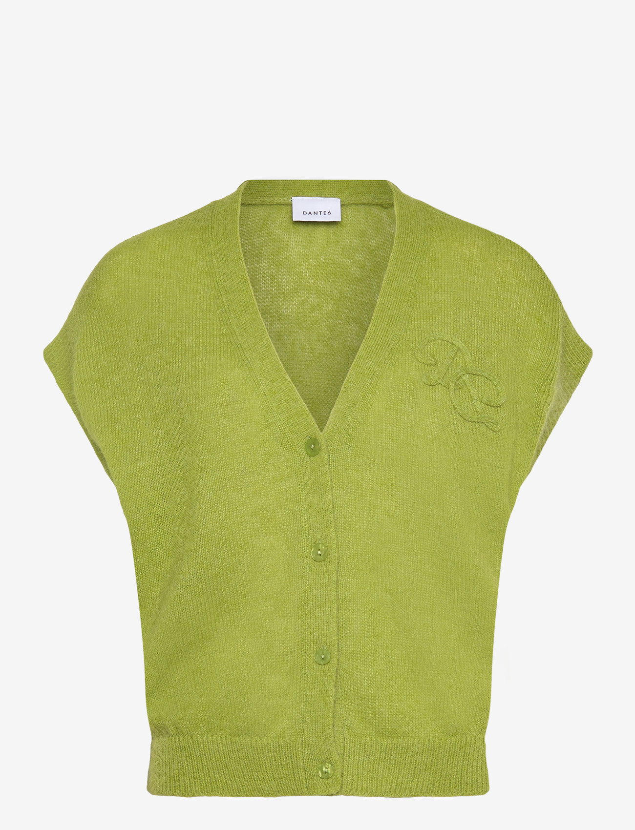 Dante6 - Dante6-Zyra short sleeve cardigan - green lush - 0
