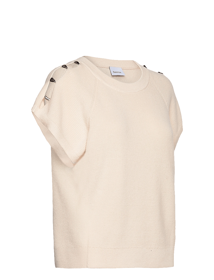 Dante6 - Dante6-Seattle beaded sweater - pullover - butter cream - 4